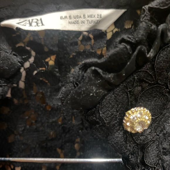 NWOT Lace black Zara dress - Picture 3 of 8